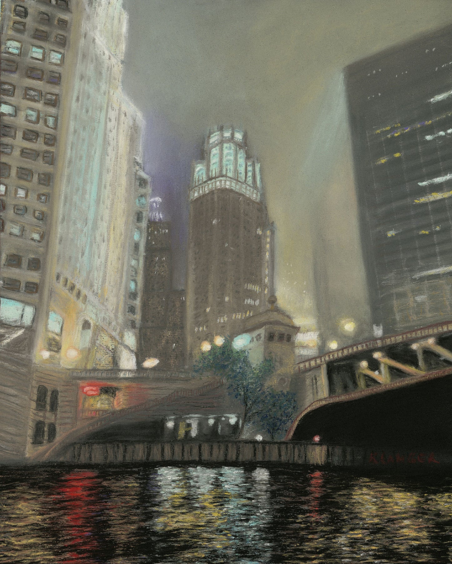 Chi River at night 1 10 inch 300ppi