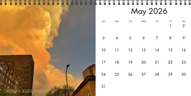2026 Greater Evanston Desk Calendar