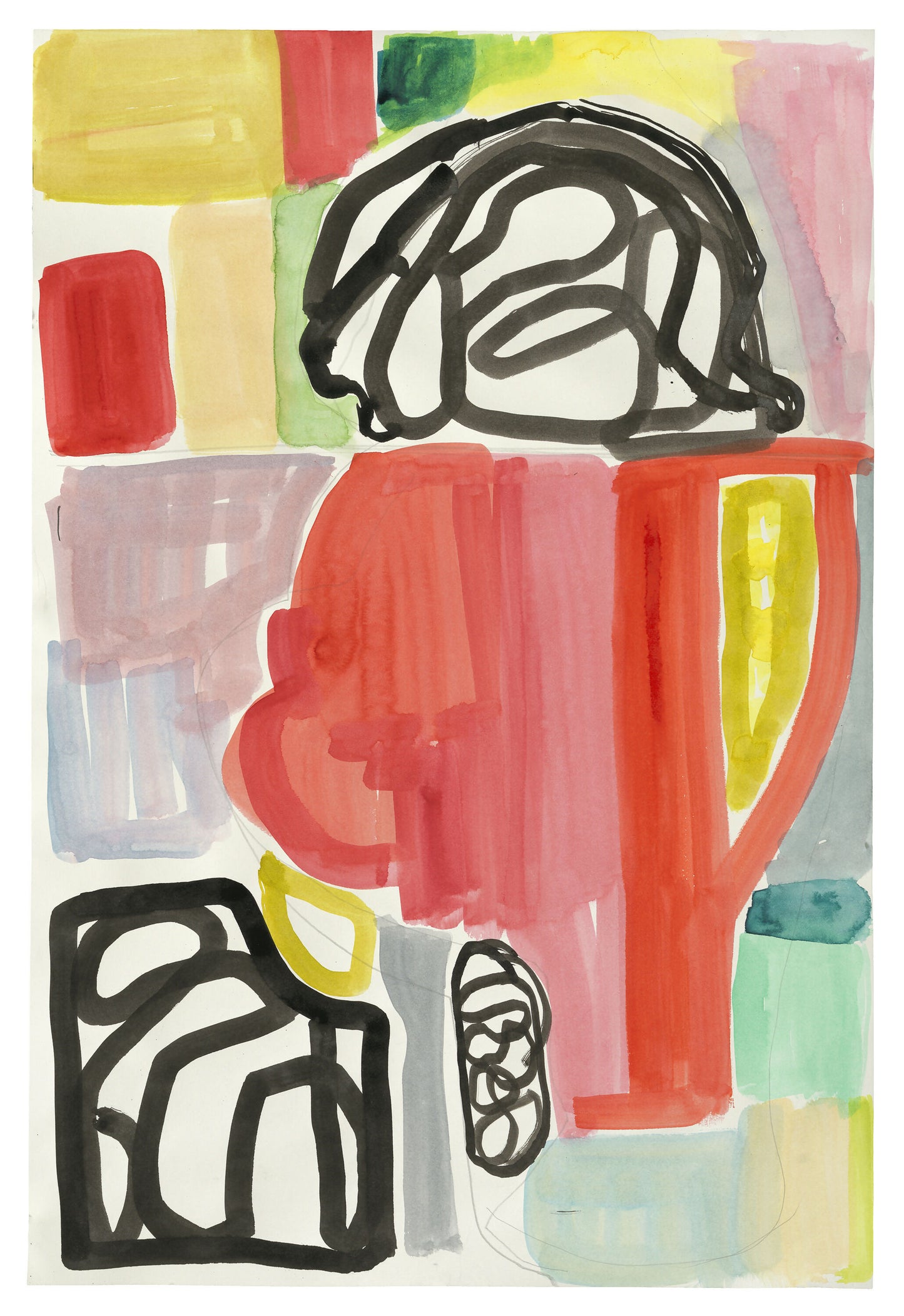 DeborahNewmark_Brainwave_WatercolorPencilOnPaper_12x18_2023_DCS8712