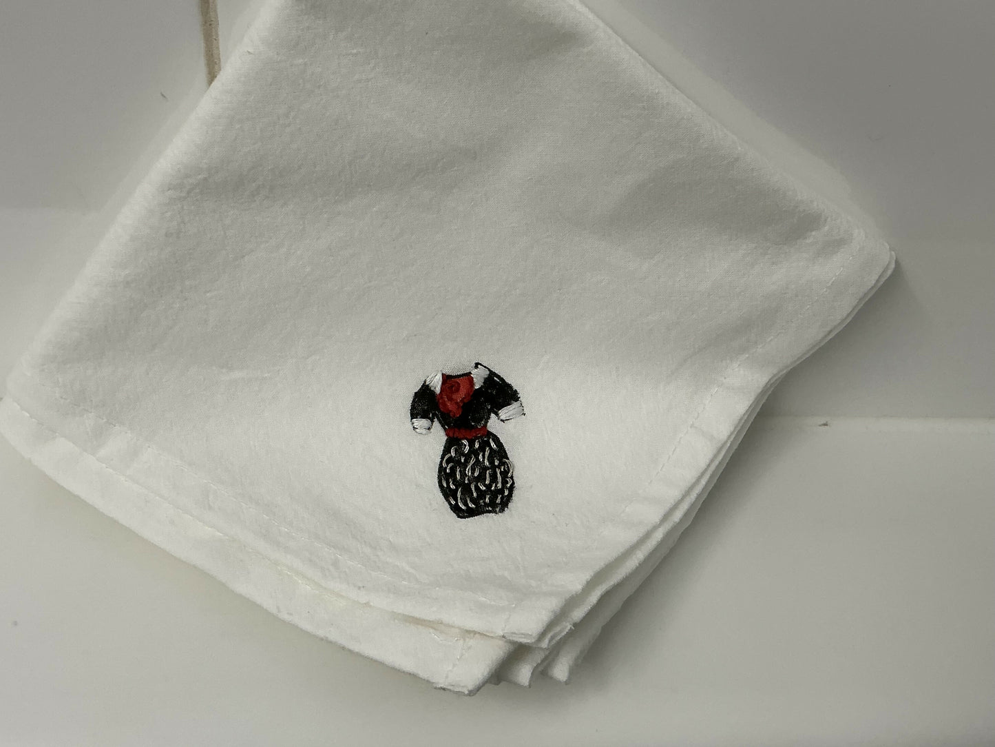 Night dress, large kitchen towel