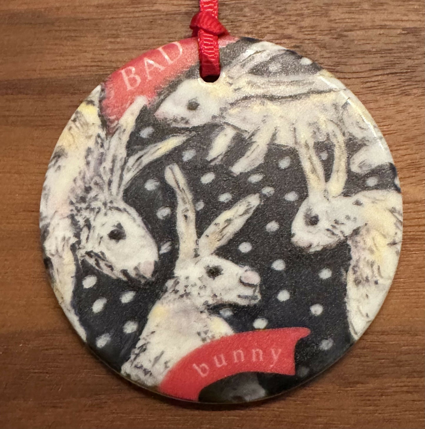 Bad Bunny Black with white dot - Matt finish