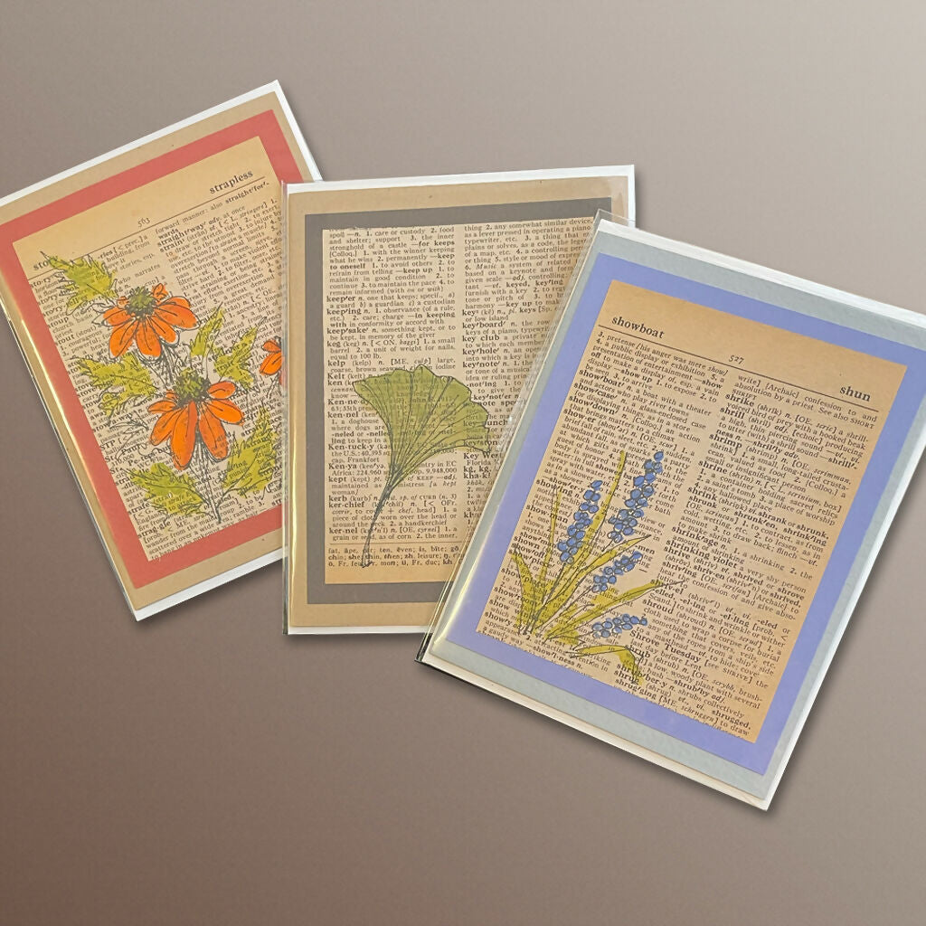 Painted Note Cards • Various Images • Blank Inside