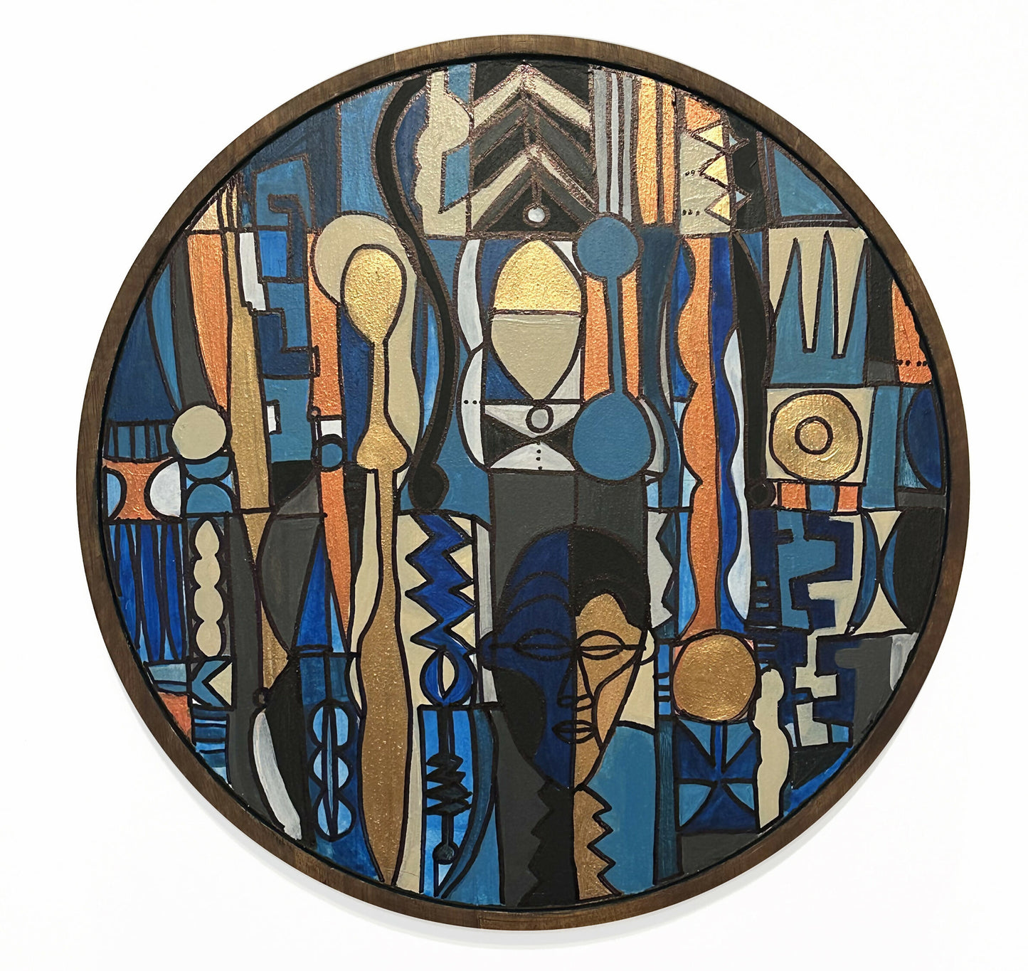 Copy of AfroModern Valet Tray -- "Bluu"