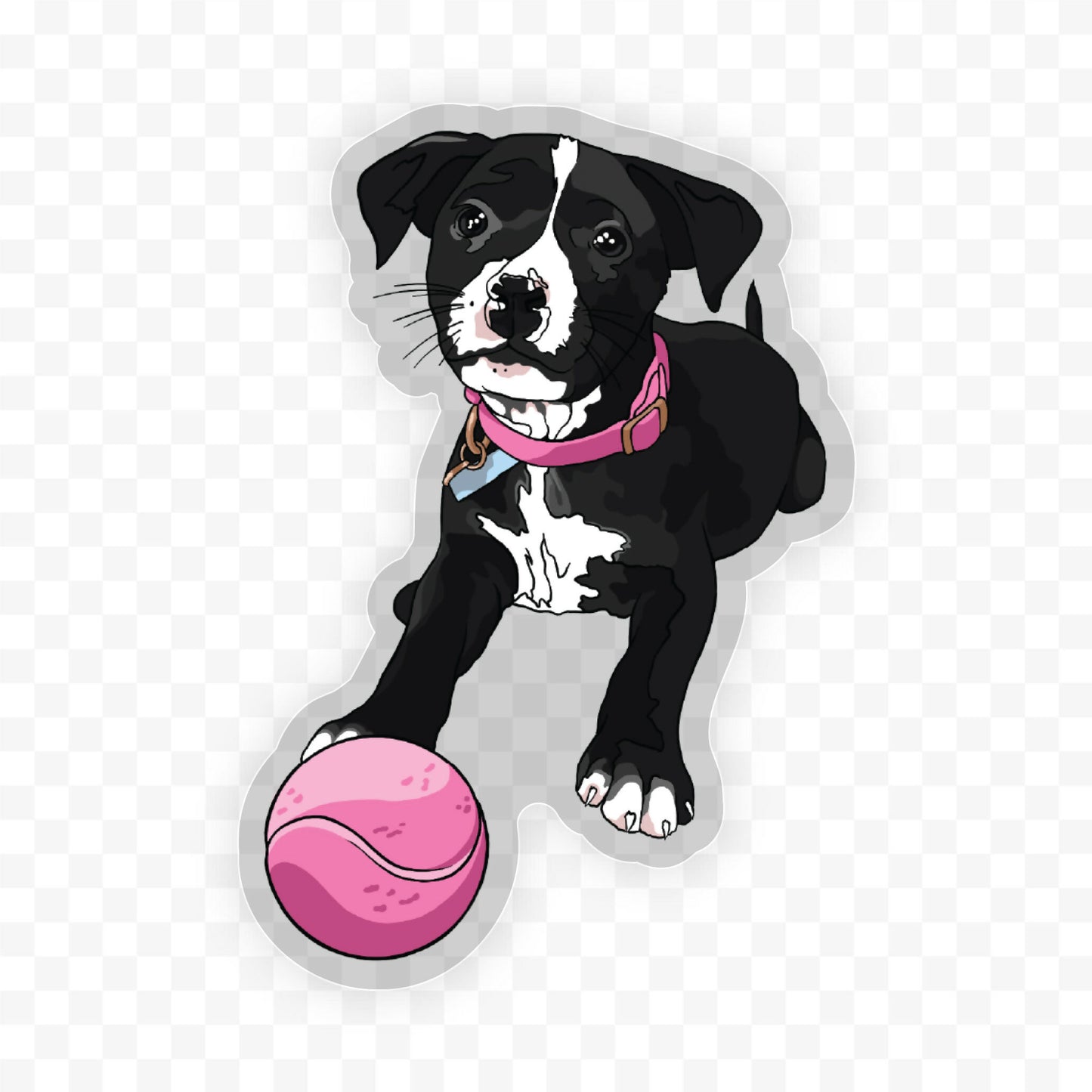 3” Art Sticker, Murphy