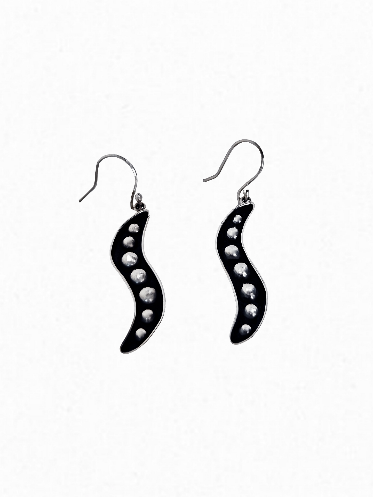 Oxidized Ball Earrings