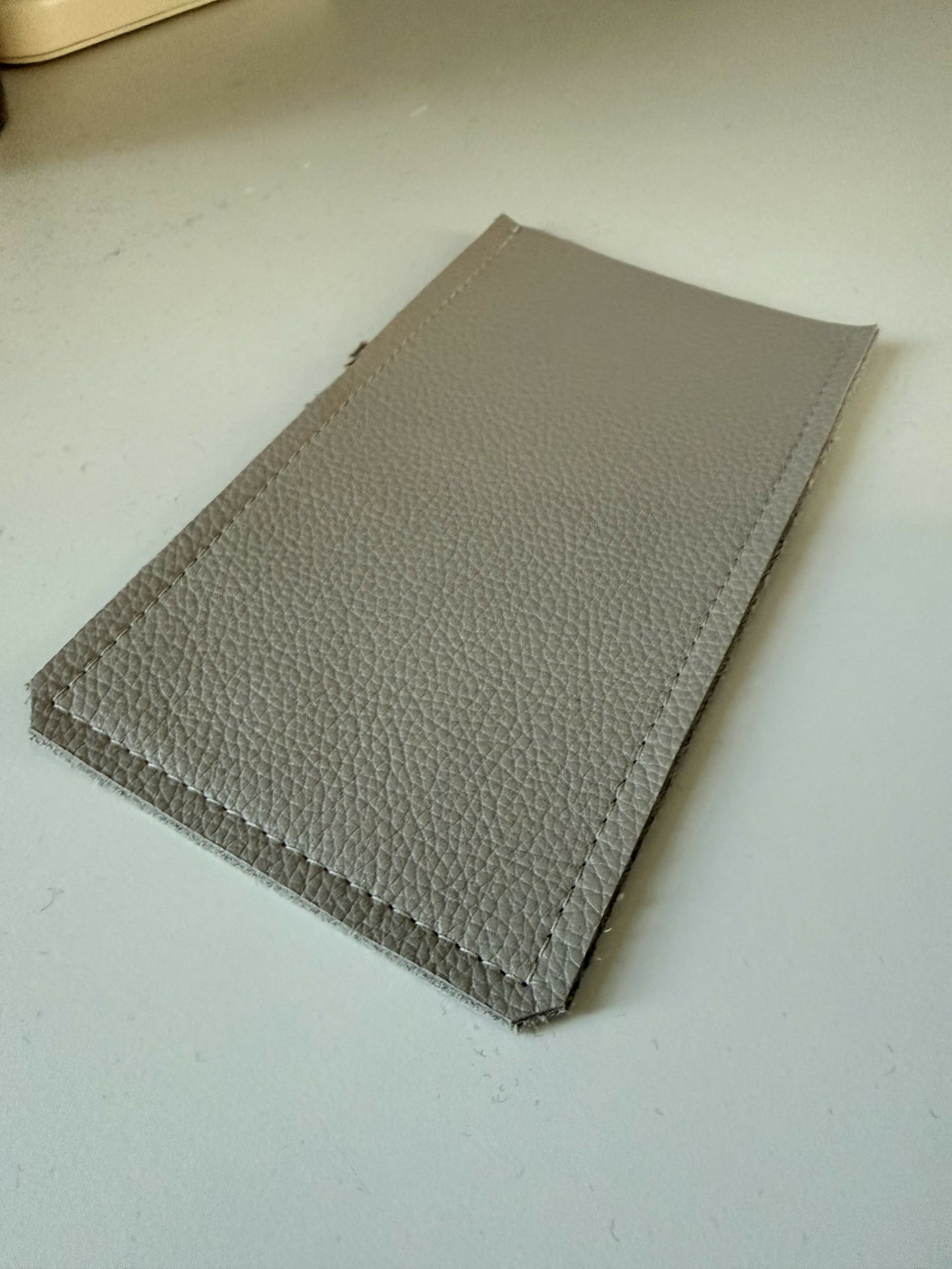 Leather eyeglass case