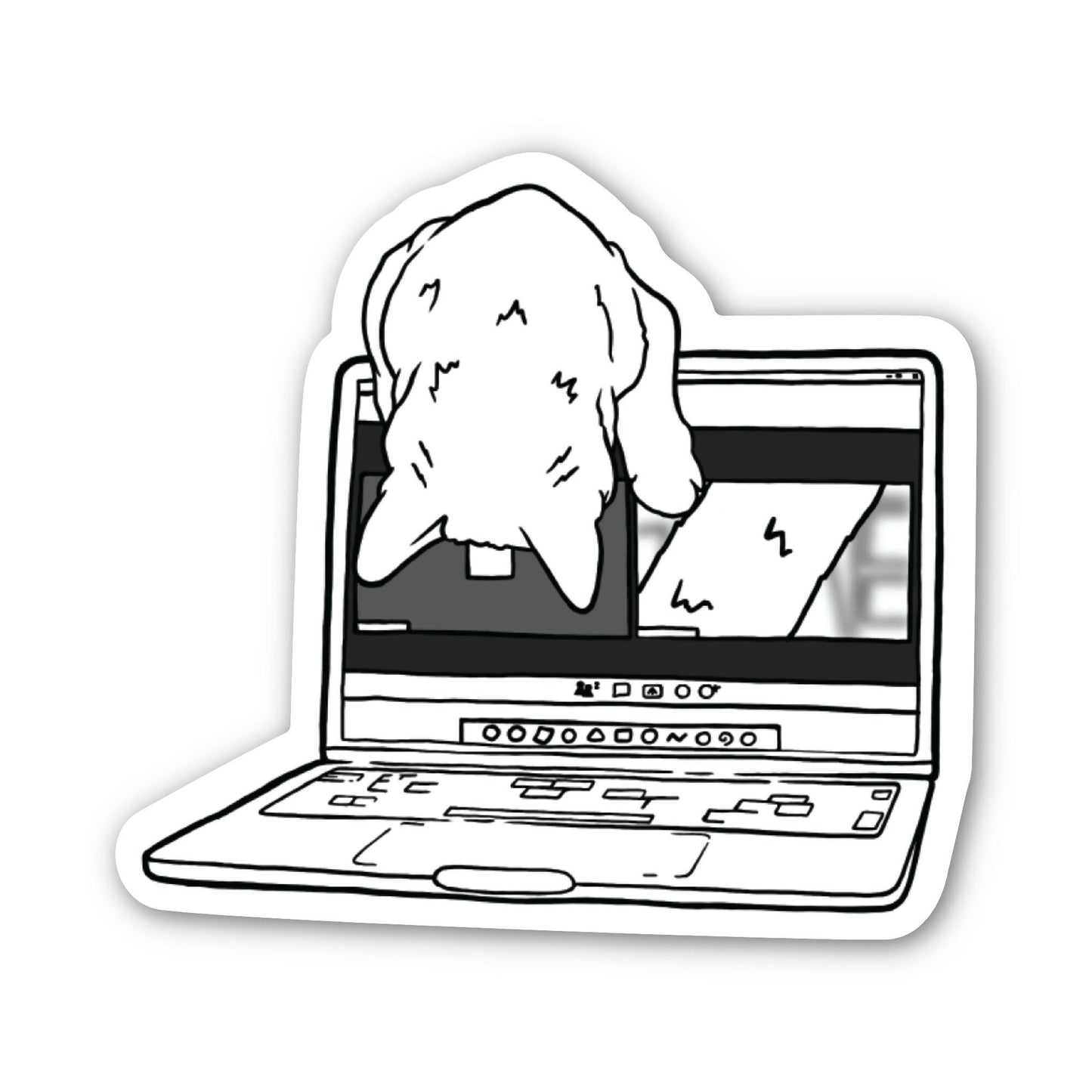 2” Art Sticker, Meeting Time