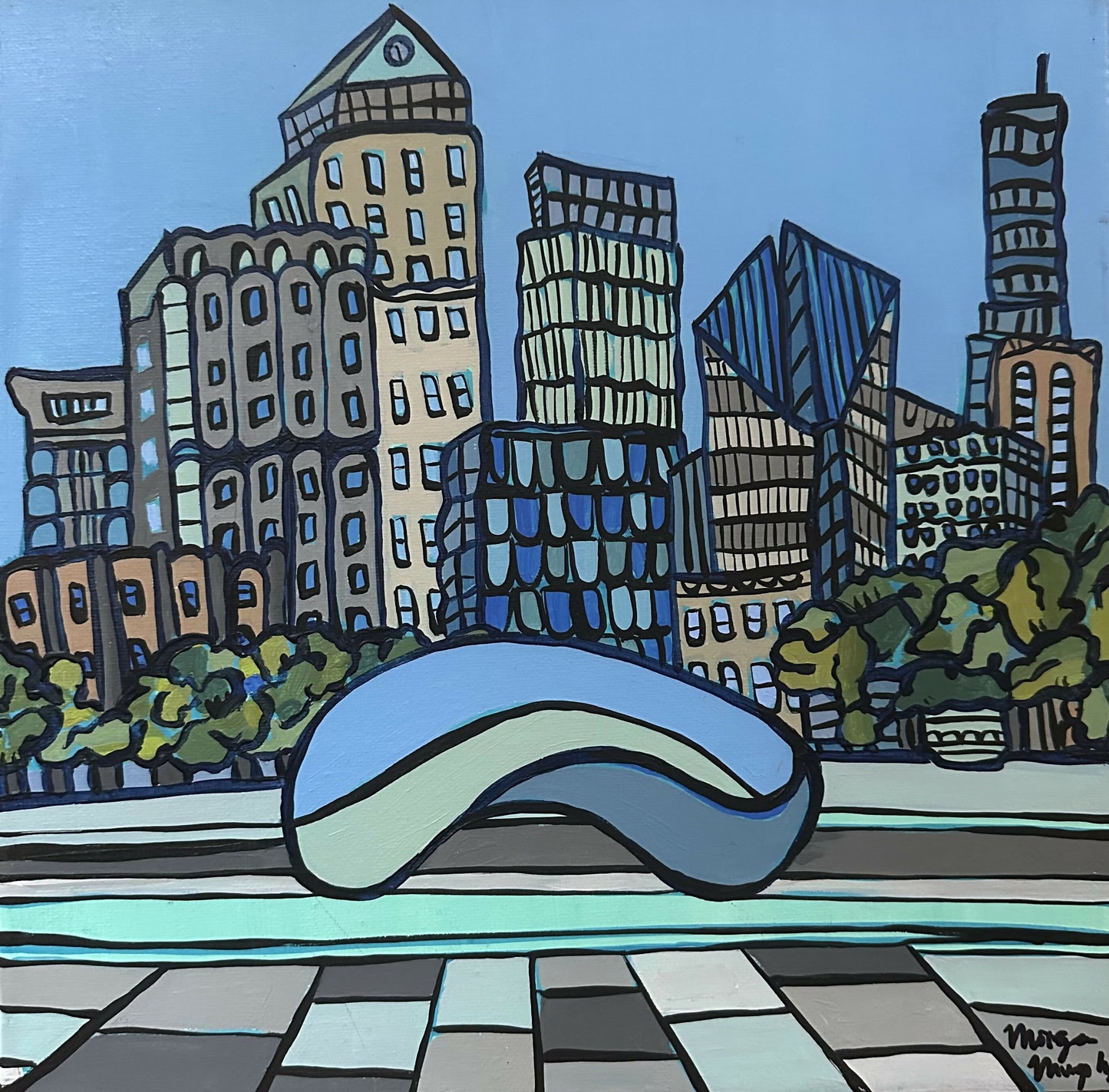 Chicago in Blue
