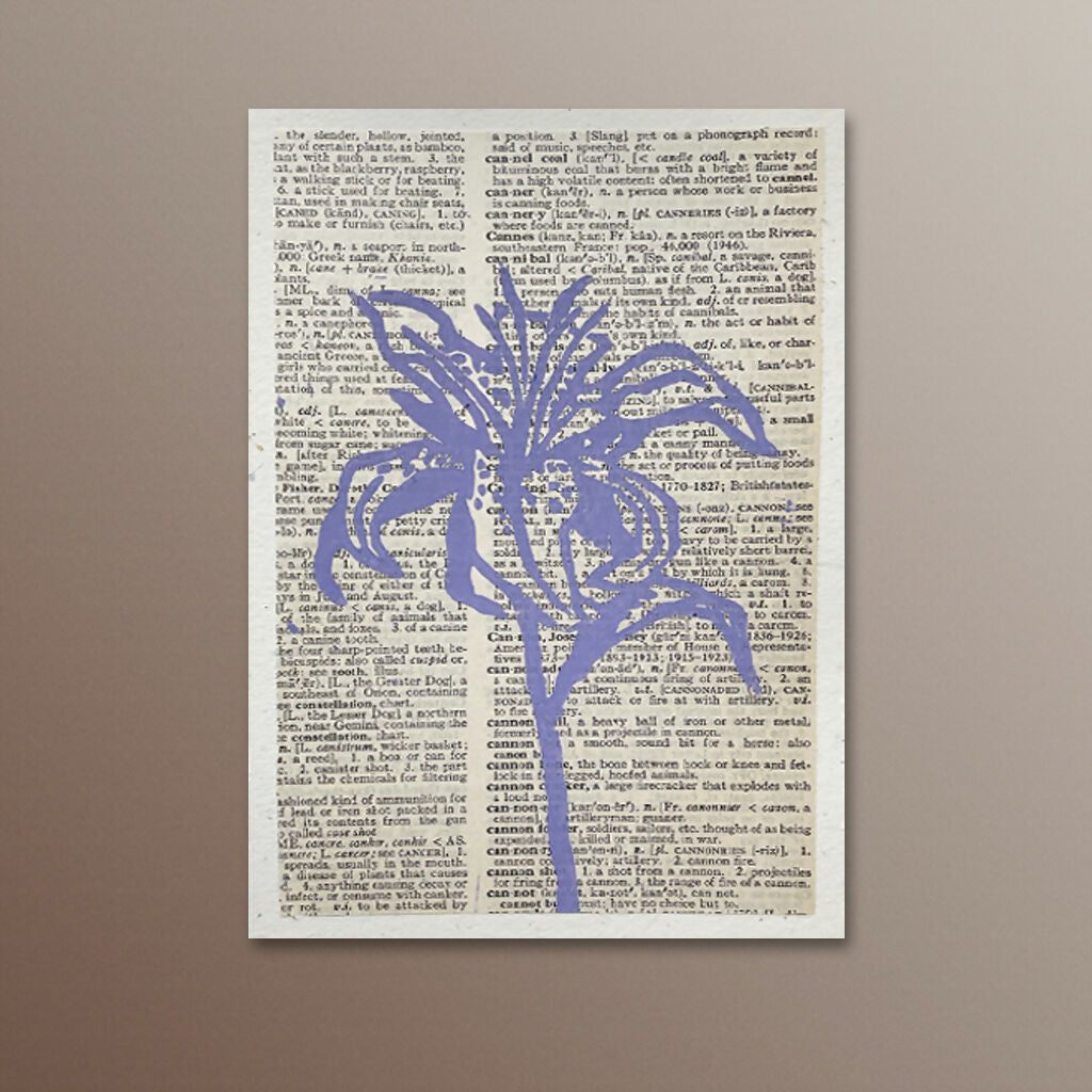 Lily Block Print Cards (Blank Inside)