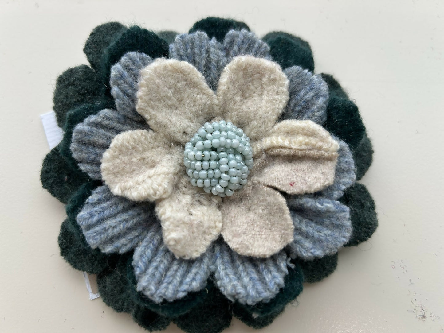 Flower Pin - Wool Brooch