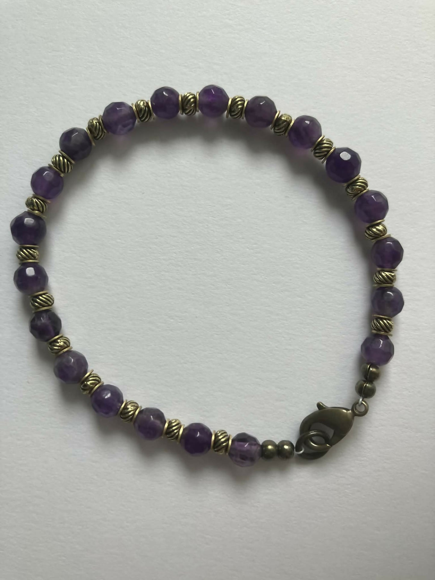 gemstone bracelet - amethyst