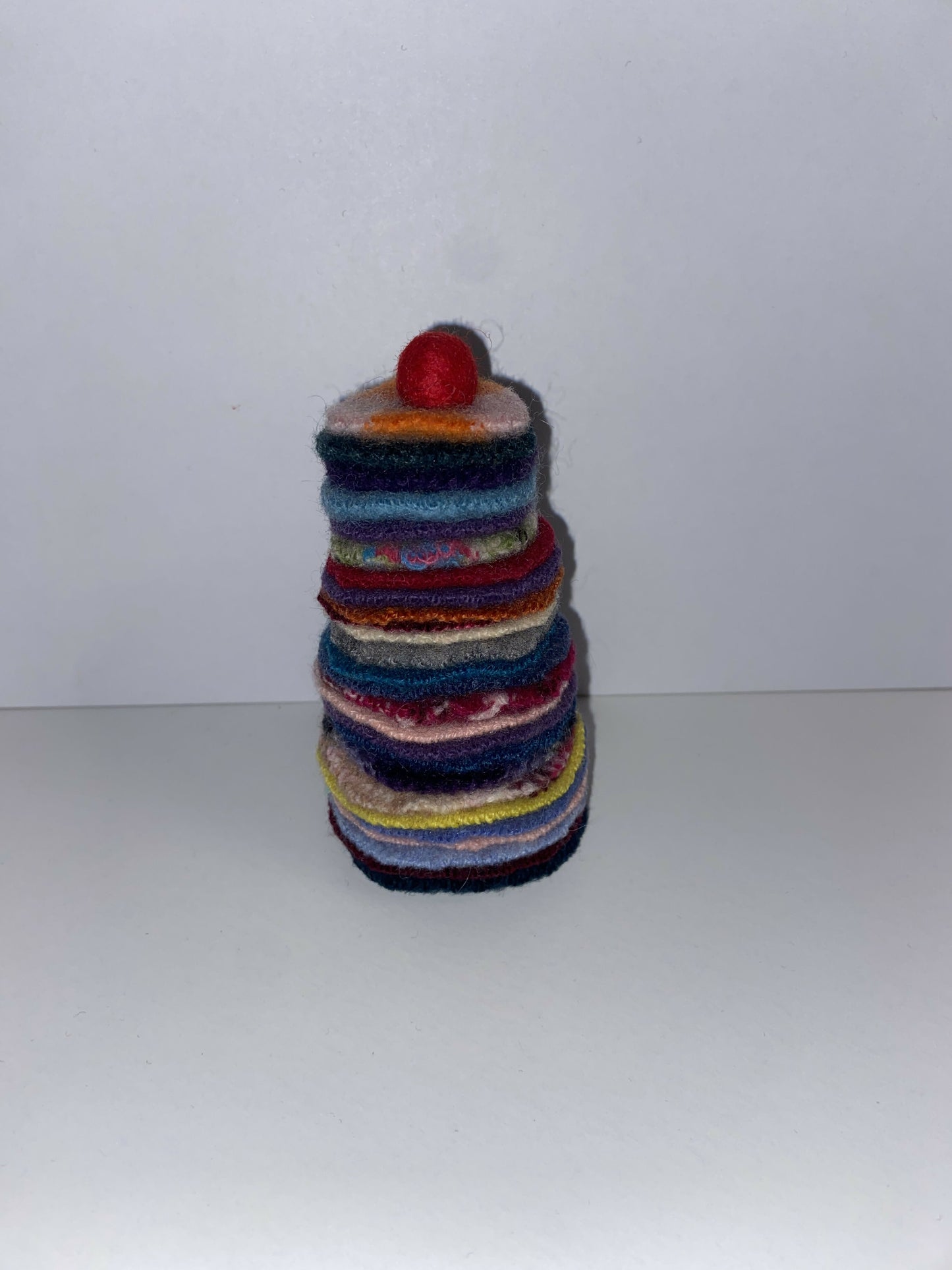 Mini Repurposed Sweater Felted Wool Tree