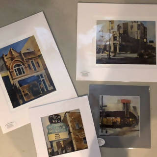 NEW Museum Quality Print Shadows Reach: Evanston Lighthouse Beach