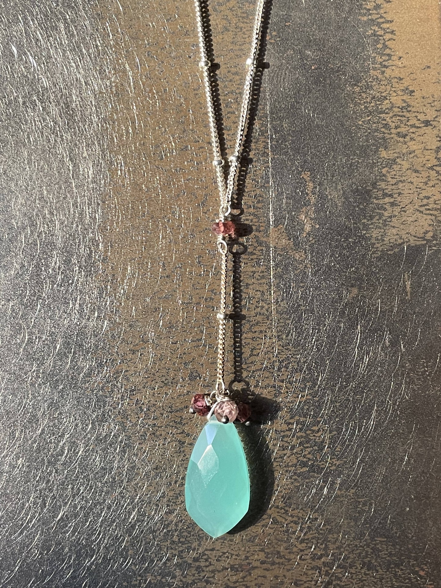 Adorned necklace - silver ADNKS