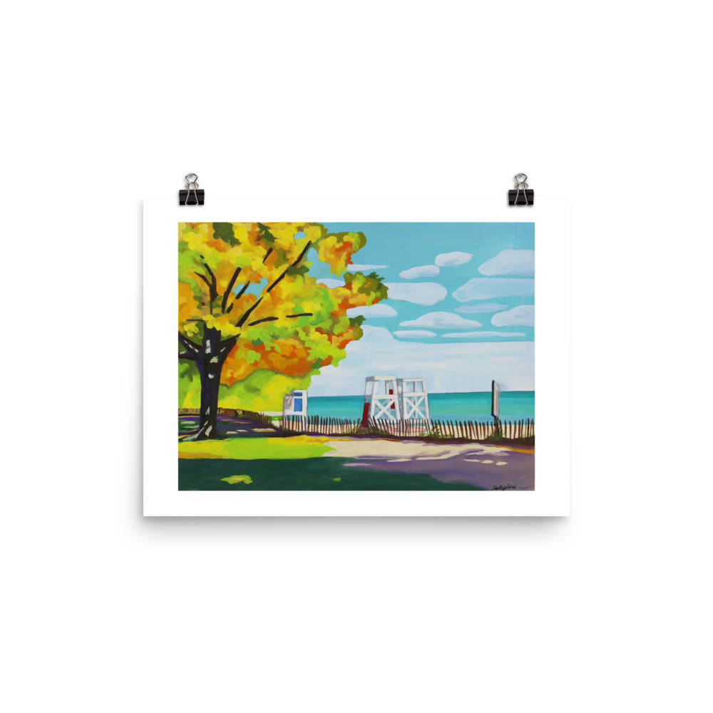 Lee Street Beach Fall Print