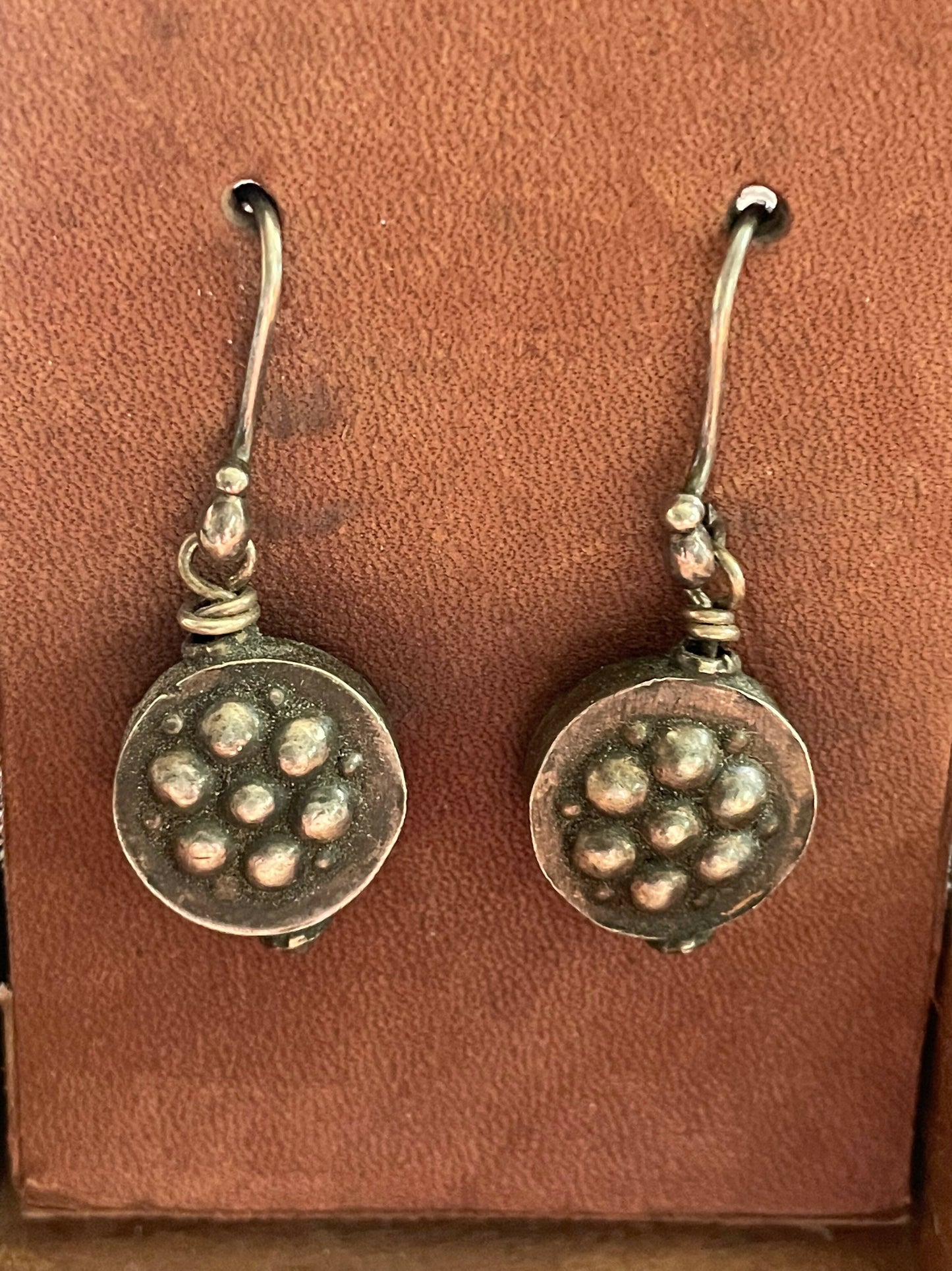 Vintage Silver Bead Earrings