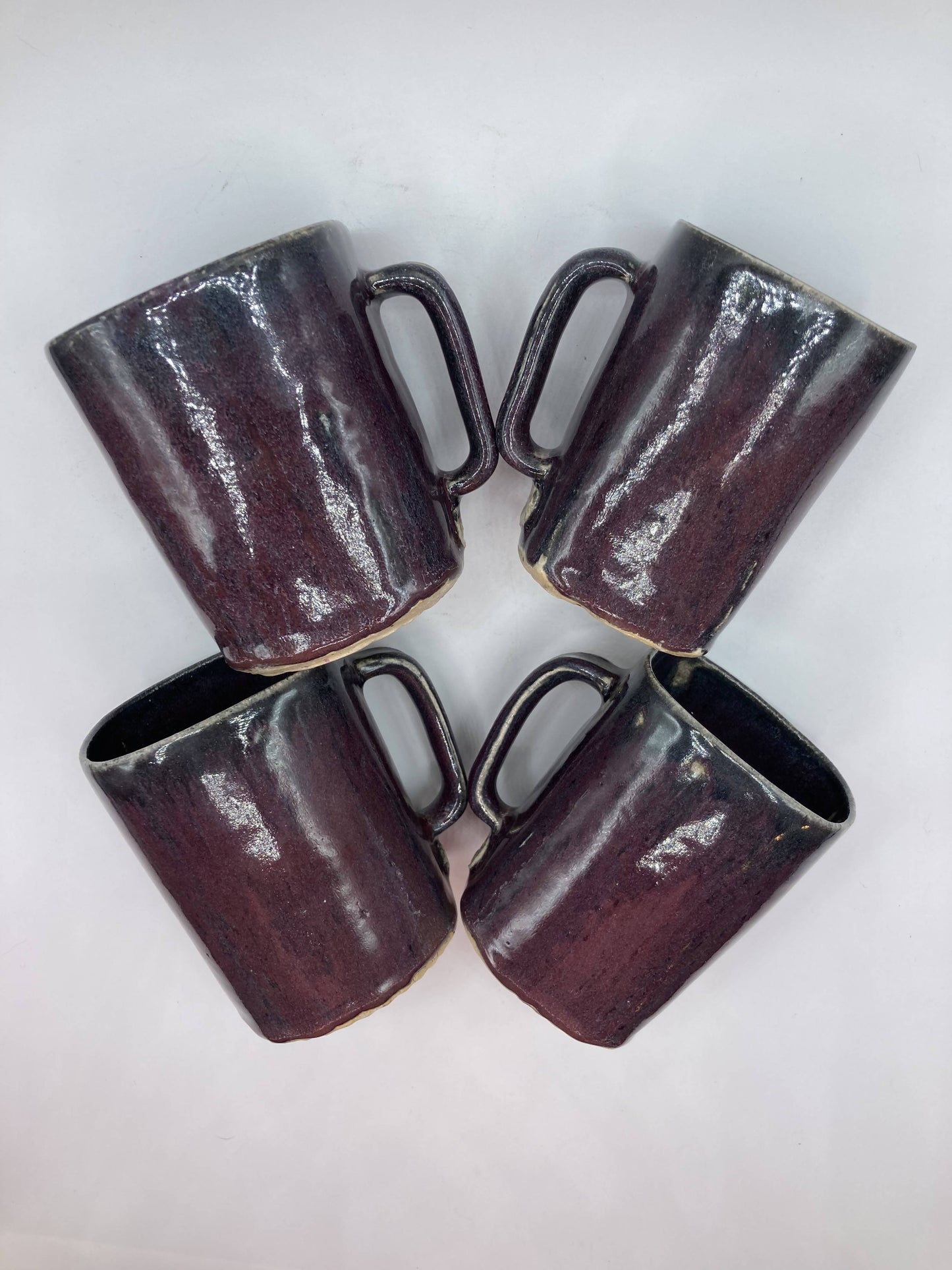 purple square mugs