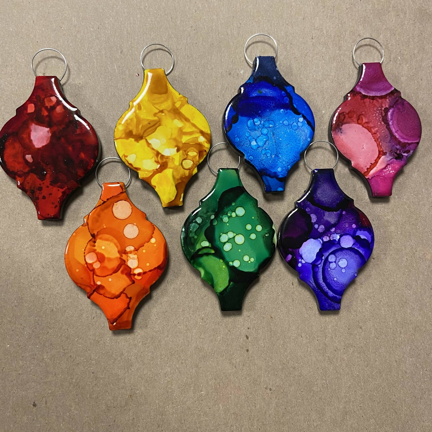 Reclaimed Tile Christmas Ornament Arabesque