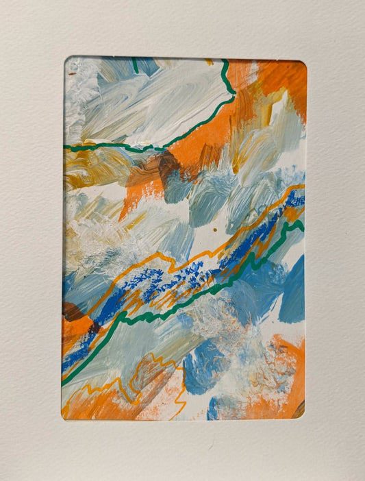 ORIGINAL PAINTING/note card #227