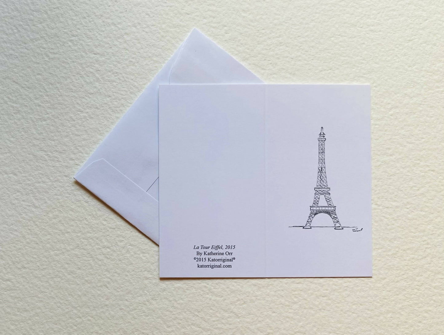 Small Giftcards "La Tour Eiffel" by Katherine Orr