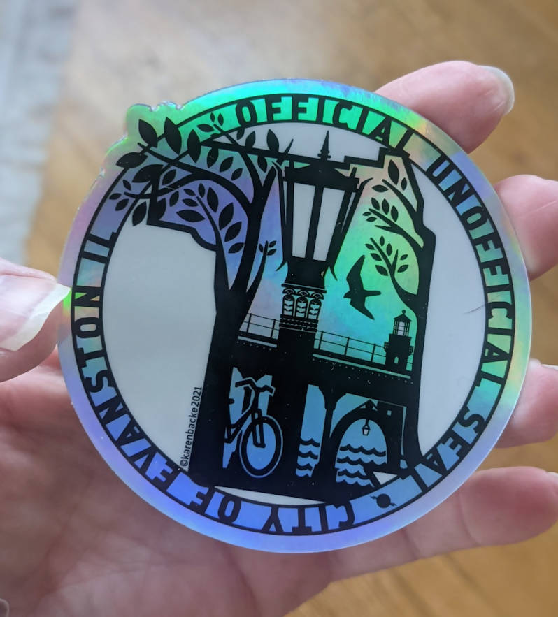Evanston Seal Sticker | Hologram