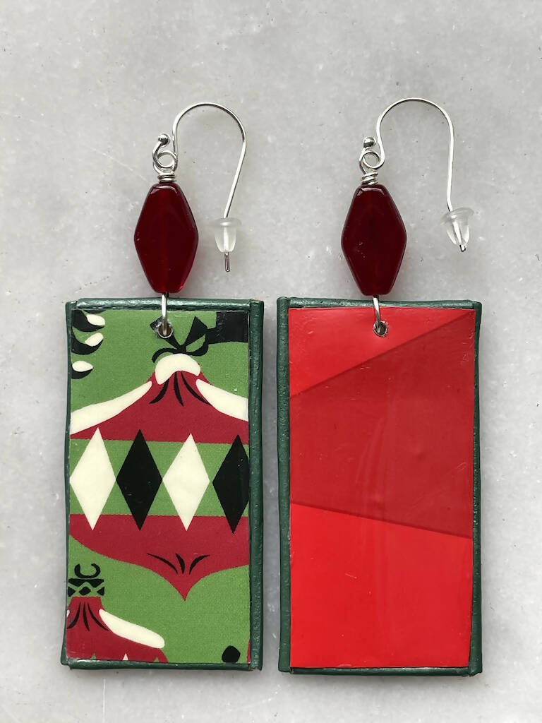 Re*Brew Statement Earrings / Holiday Dangle