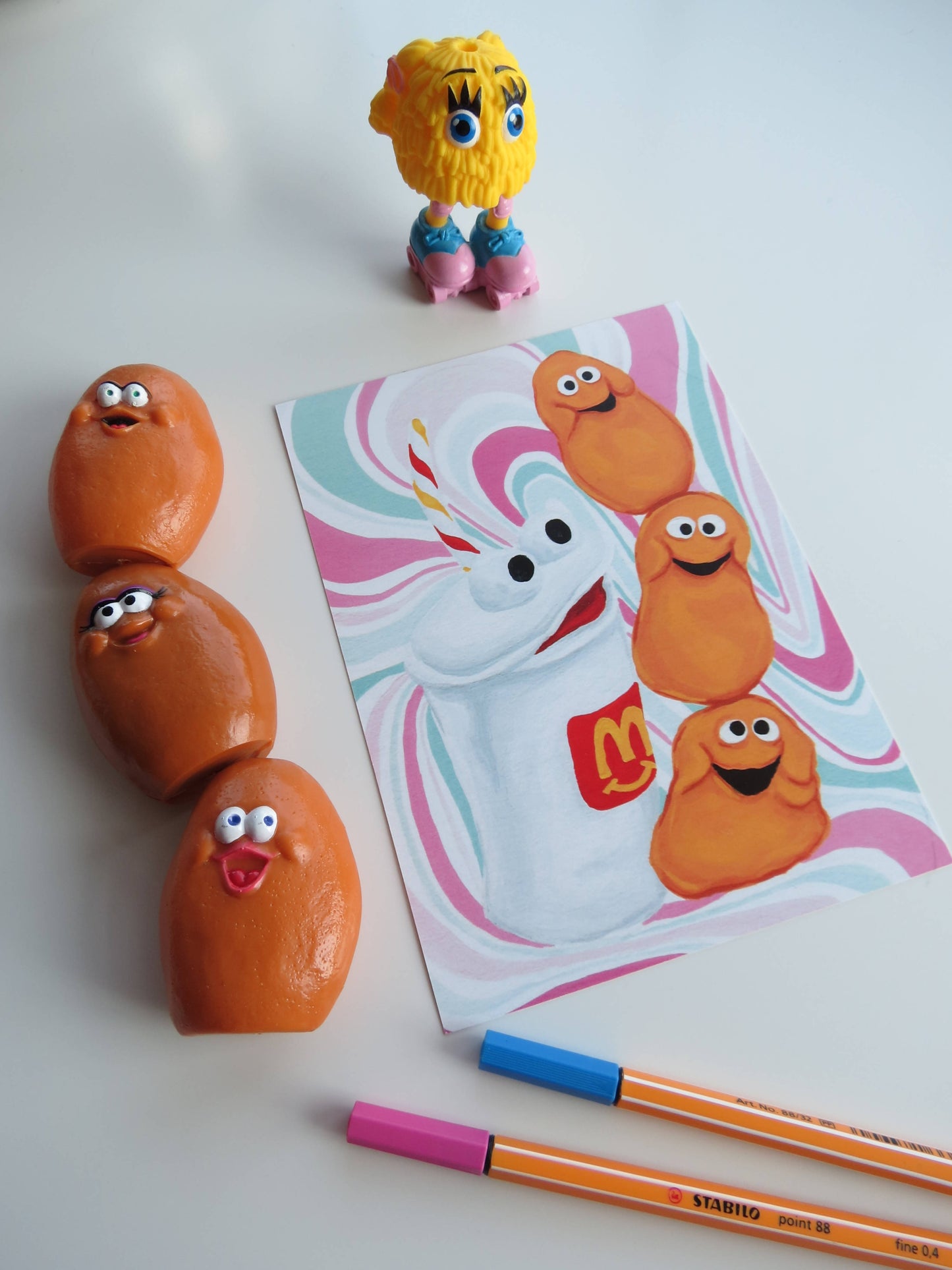 Happy Meal Guys Postcard
