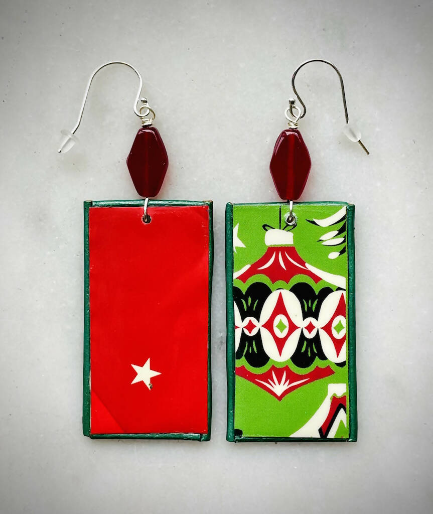 Re*Brew Statement Earrings / Holiday Dangle