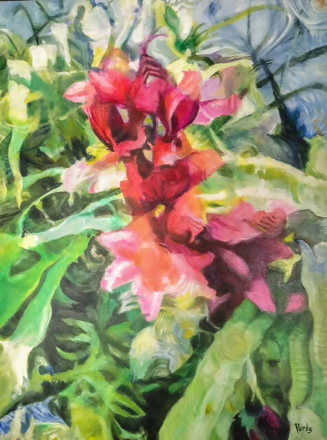 Purple Lilies