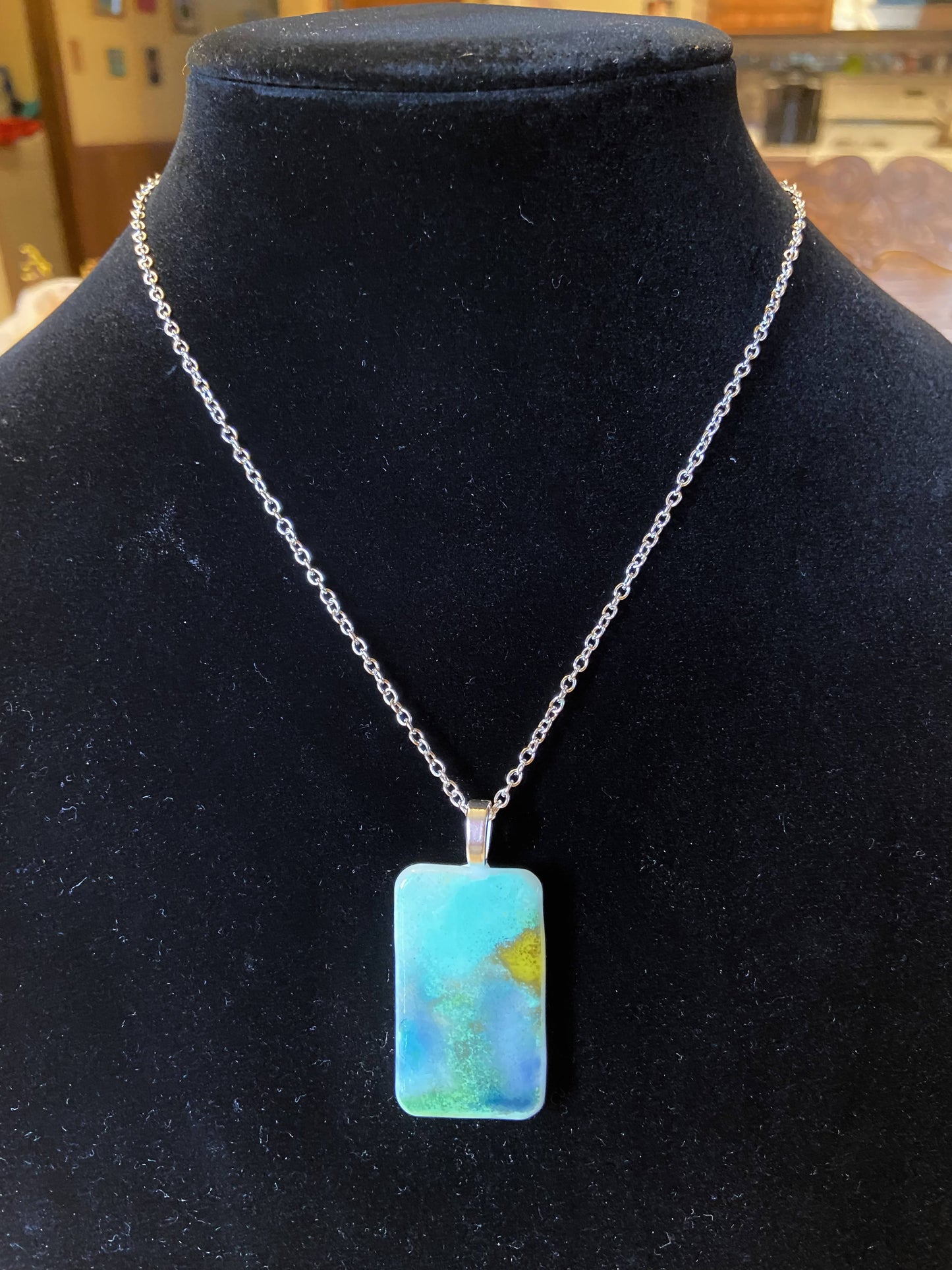 Glass Necklace 18”