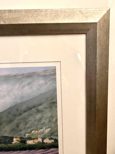 Provencal Lavender Field - framed giclee print
