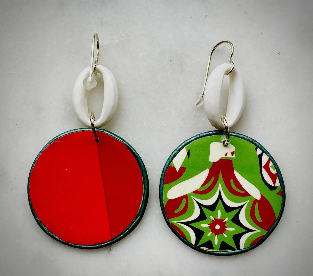 Re*Brew Statement Earrings / Holiday Dangle