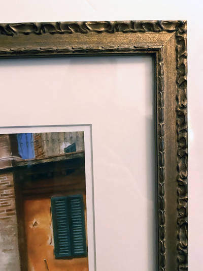 Villa Arancia - framed giclee print