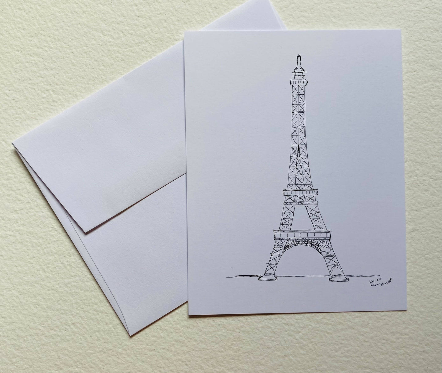 Large Notecards "La Tour Eiffel" by Katherine Orr