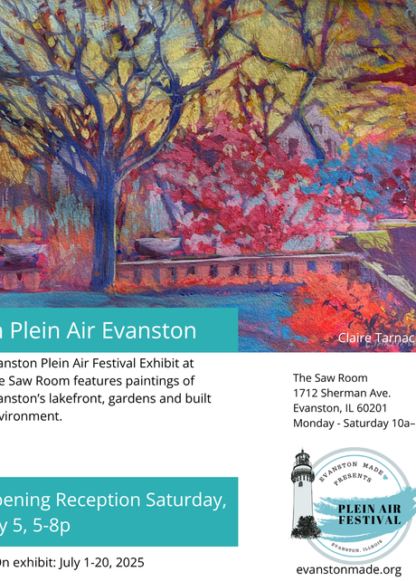 Evanston Plein Air Fest & Saw Room Exhibit 2026