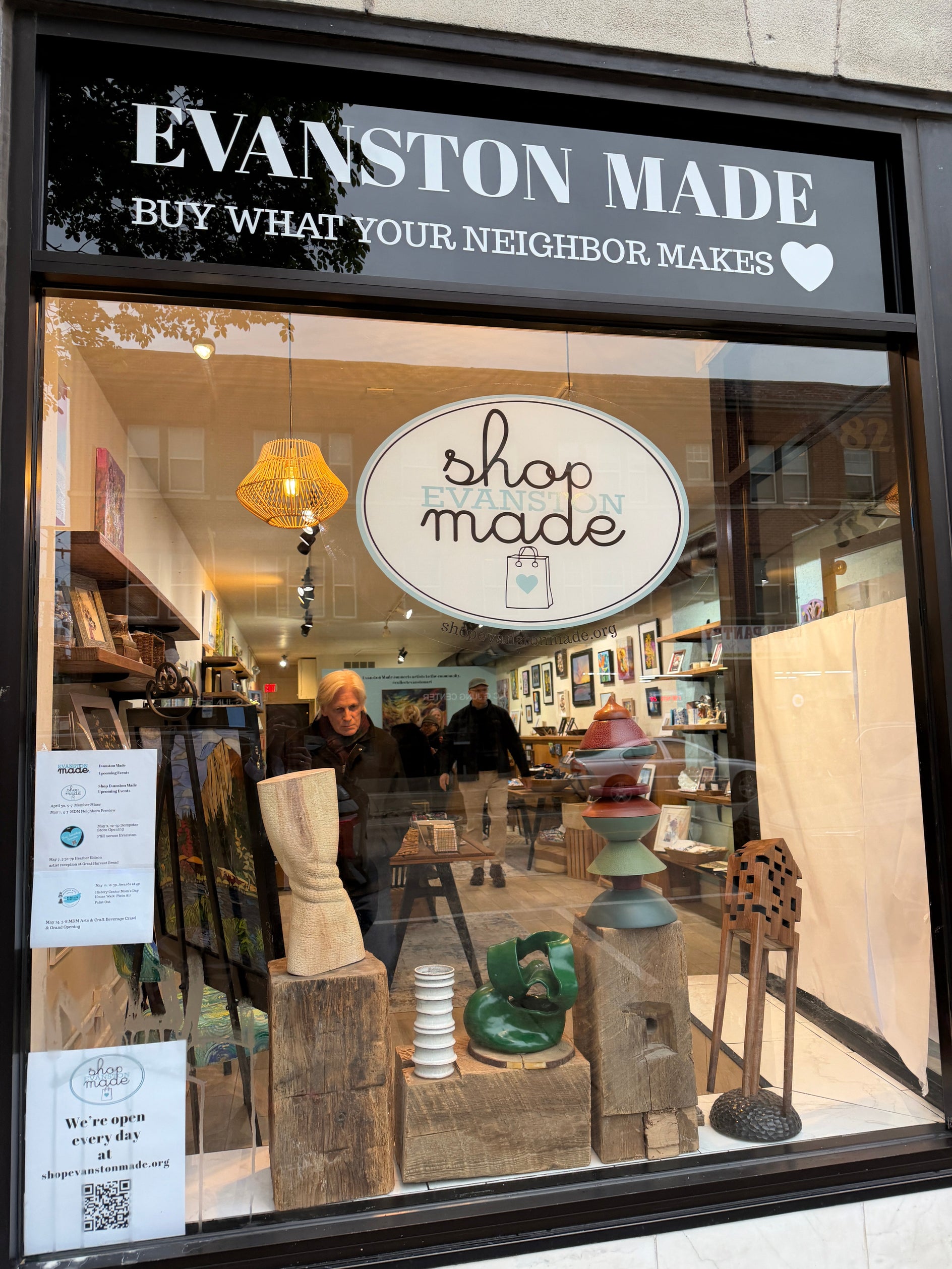 Shop Evanston Made at 822 Dempster