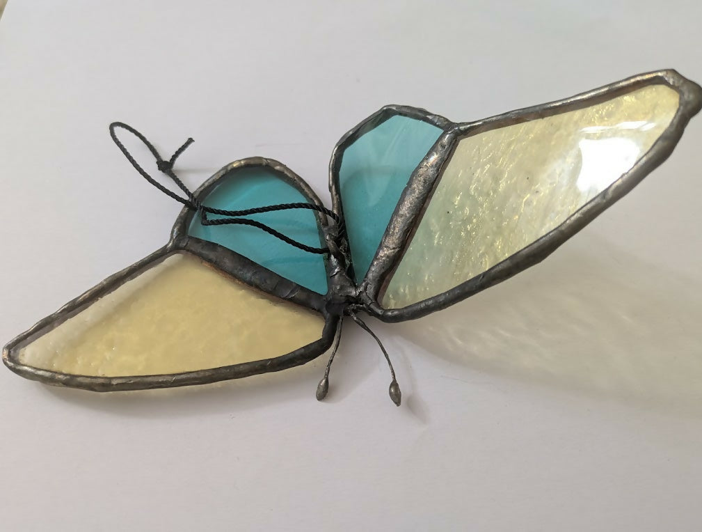 Recycled Stained Glass 3D Butterfly - 4 Segment