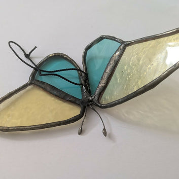 Recycled Stained Glass 3D Butterfly - 4 Segment