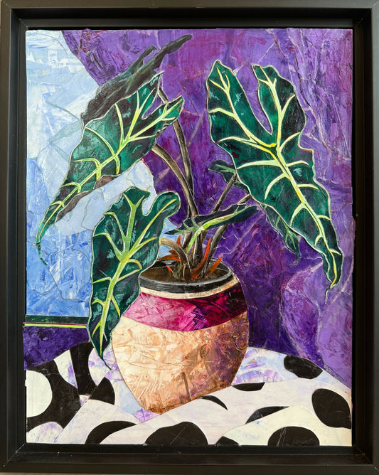 Leaves and Polka Dots