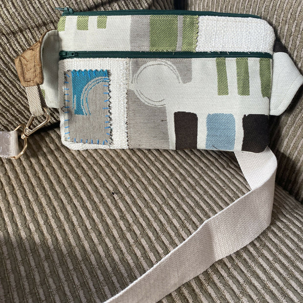 Multi color Fanny/ cross body purse