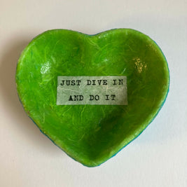 Heart trinket dish
