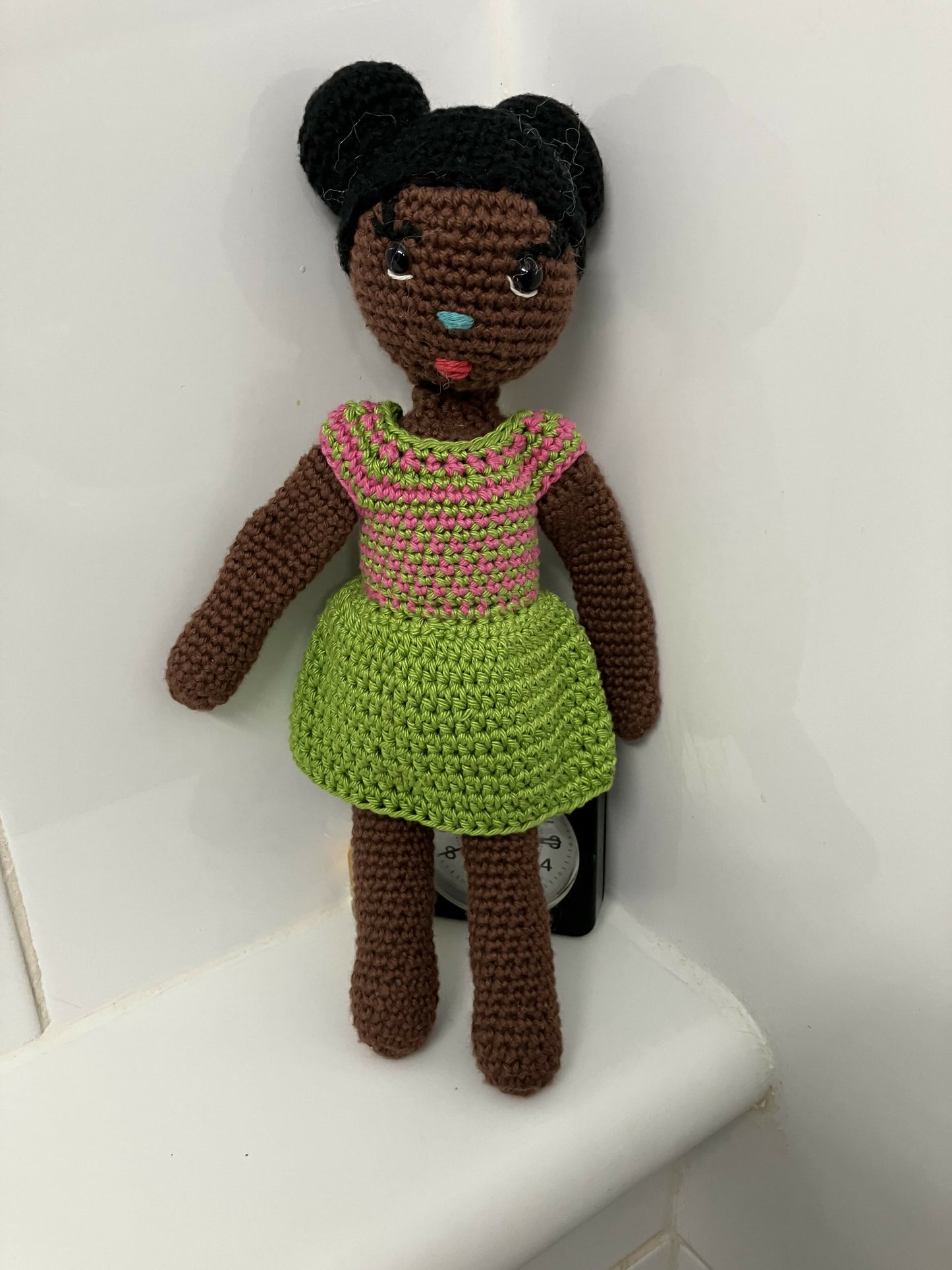 Koko, in a summer dress