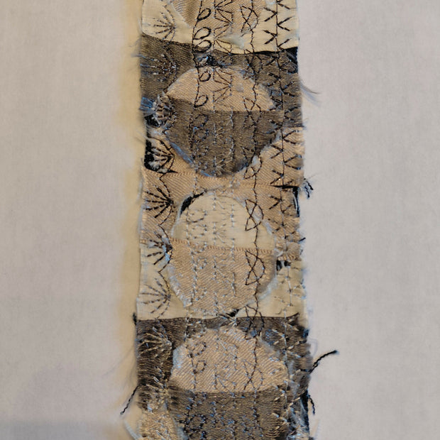 Grey circles ribbon bookmark