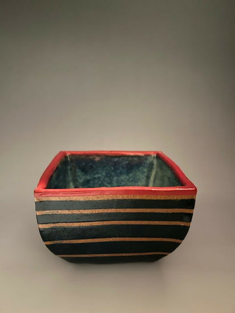 square bowl - single navy