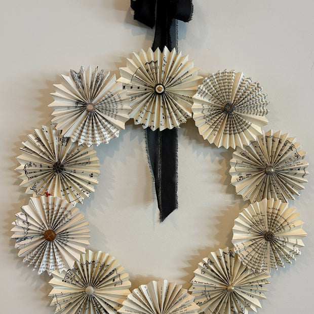 "Her Highness" upcycled bookpage indoor wall hanging