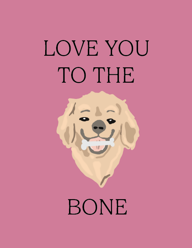 greeting card set_all the good things_Love you to the bone