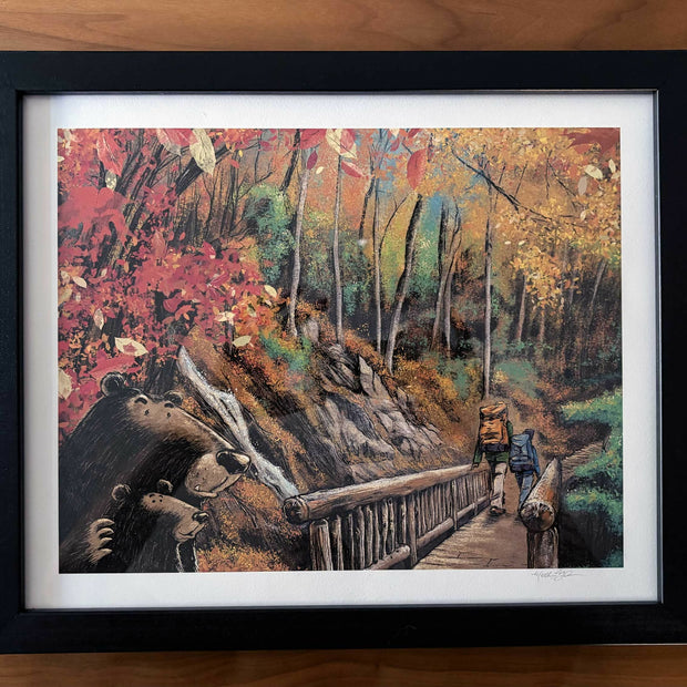 "Bear in Mind" 16 x 13 Framed