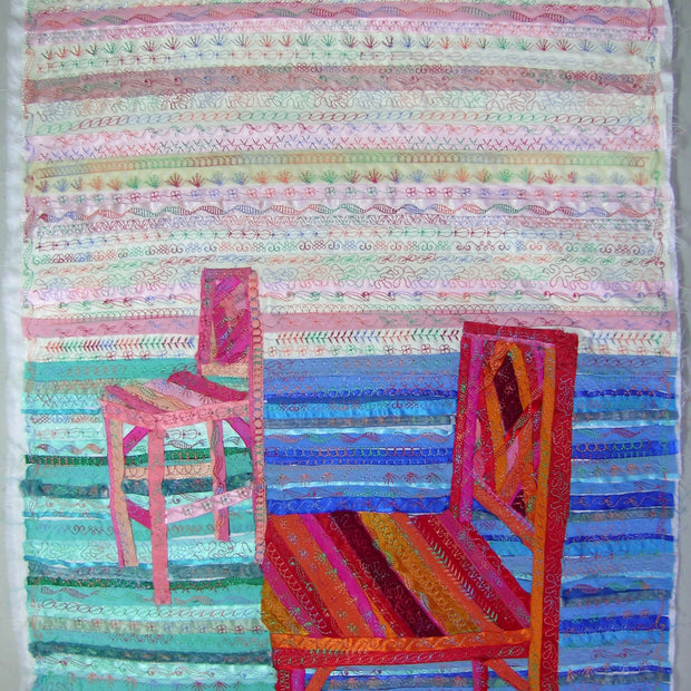 Ribbon Red Bar Chair