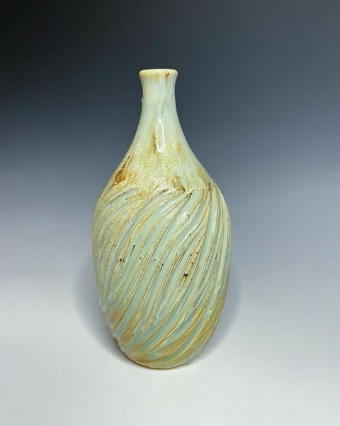 Textured Ceramic Bud Vase