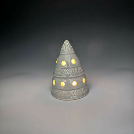 Cream Xmas Luminary Tree 1